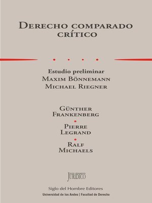 cover image of Derecho comparado crítico